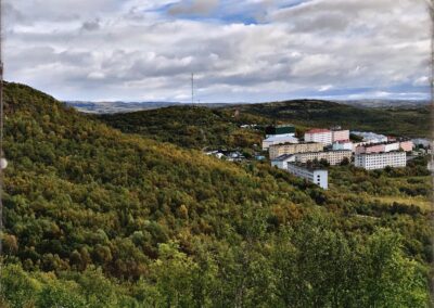 Видяево, дома на Центральной и Нагорной улицах